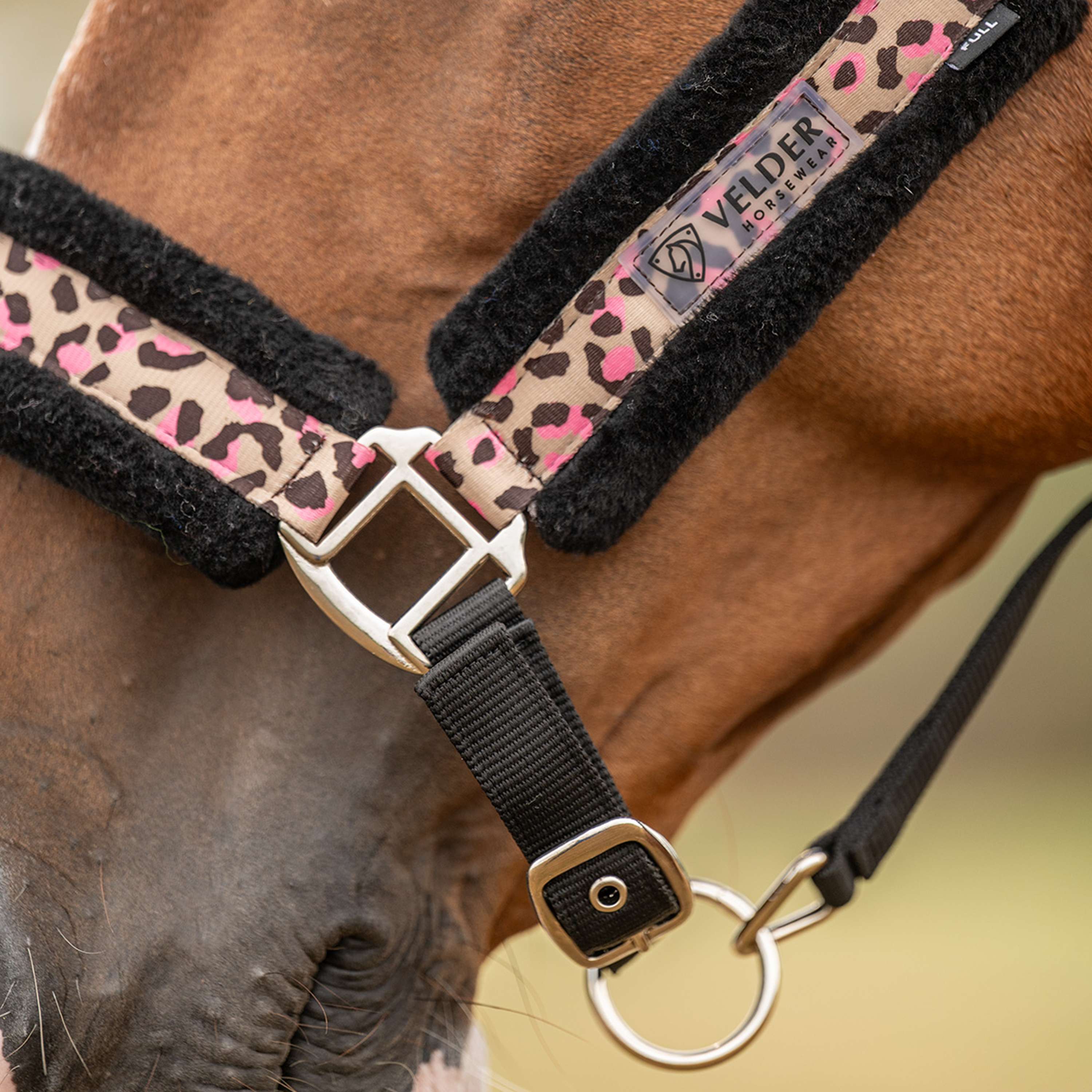 Velder Horsewear Essentials Cabezada Savanna Soft Sandstone Leopard