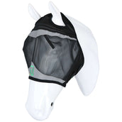 Agradi Horse Máscara para Moscas Fine Mesh con Agujero para Oreja Negro