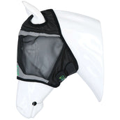 Agradi Horse Máscara para Moscas Fine Mesh con Agujero para Oreja Negro