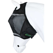 Agradi Horse Máscara para Moscas Fine Mesh con Agujero para Oreja Negro