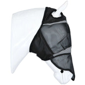Agradi Horse Máscara para Moscas Fine Mesh con Orificio para la Oreja y Nariz Negro