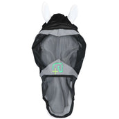 Agradi Horse Máscara para Moscas Fine Mesh con Orificio para la Oreja y Nariz Negro