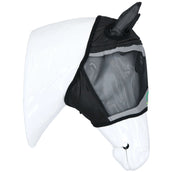 Agradi Horse Máscara para Moscas Fine Mesh con Orejas Negro
