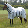 Highlander Plus by Shires Manta para Eczema Sweet-Itch Combo Blanco/Airforce
