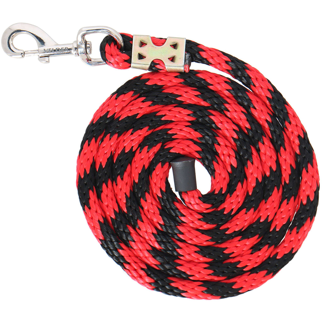 Velder Horsewear Cuerda de Cabestro Colorful Stripe Rojo/Negro