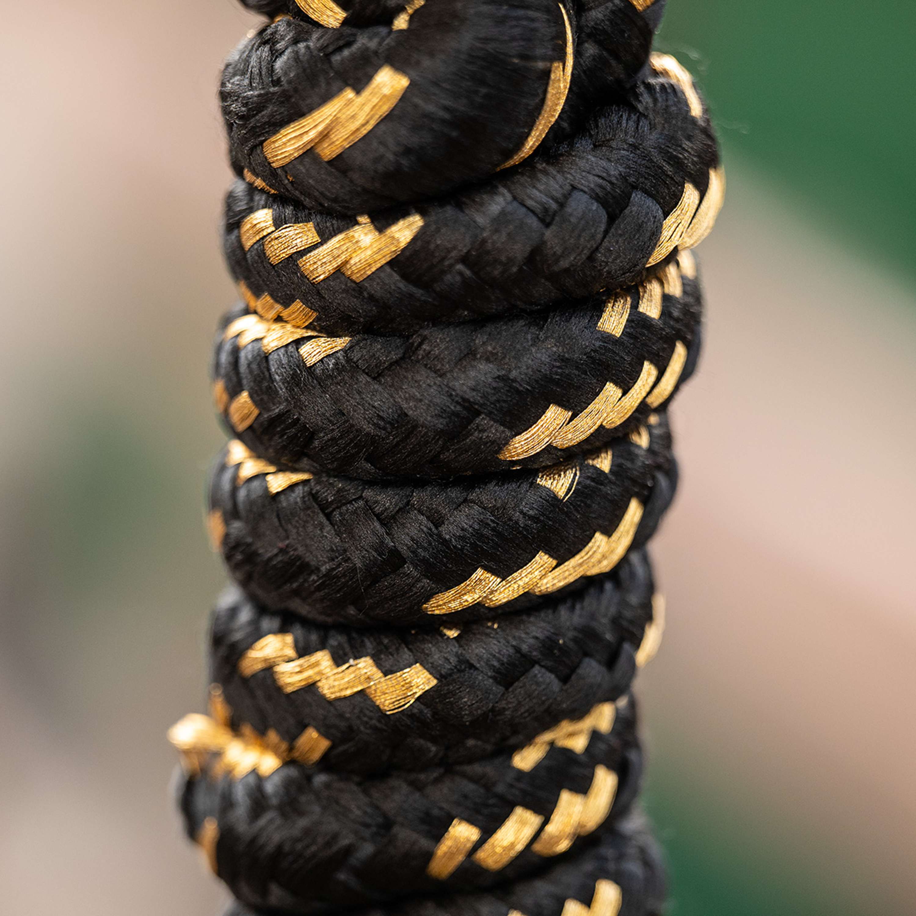 Velder Horsewear Cuerda de Cabestro Gold Negro