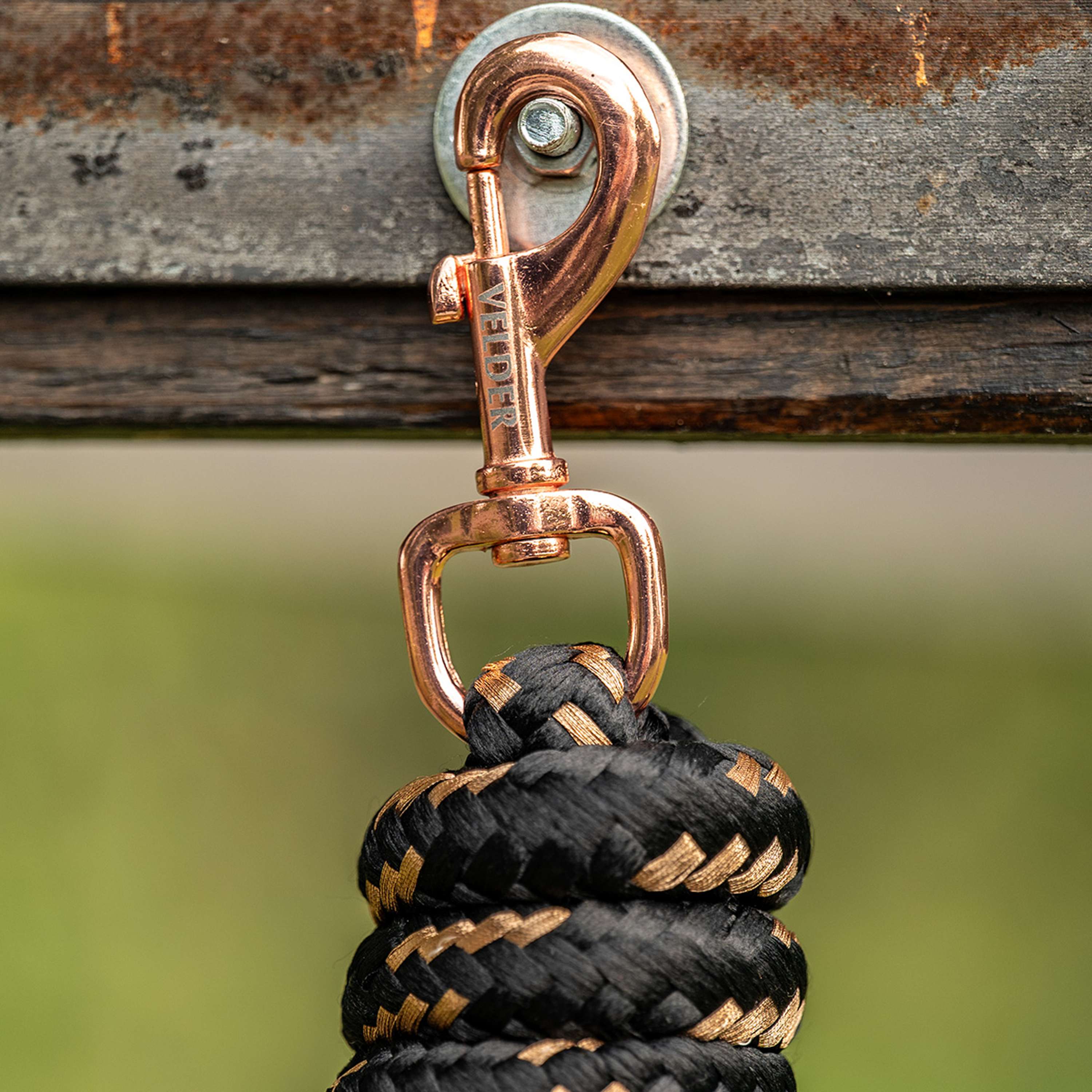 Velder Horsewear Cuerda de Cabestro Bronze Negro