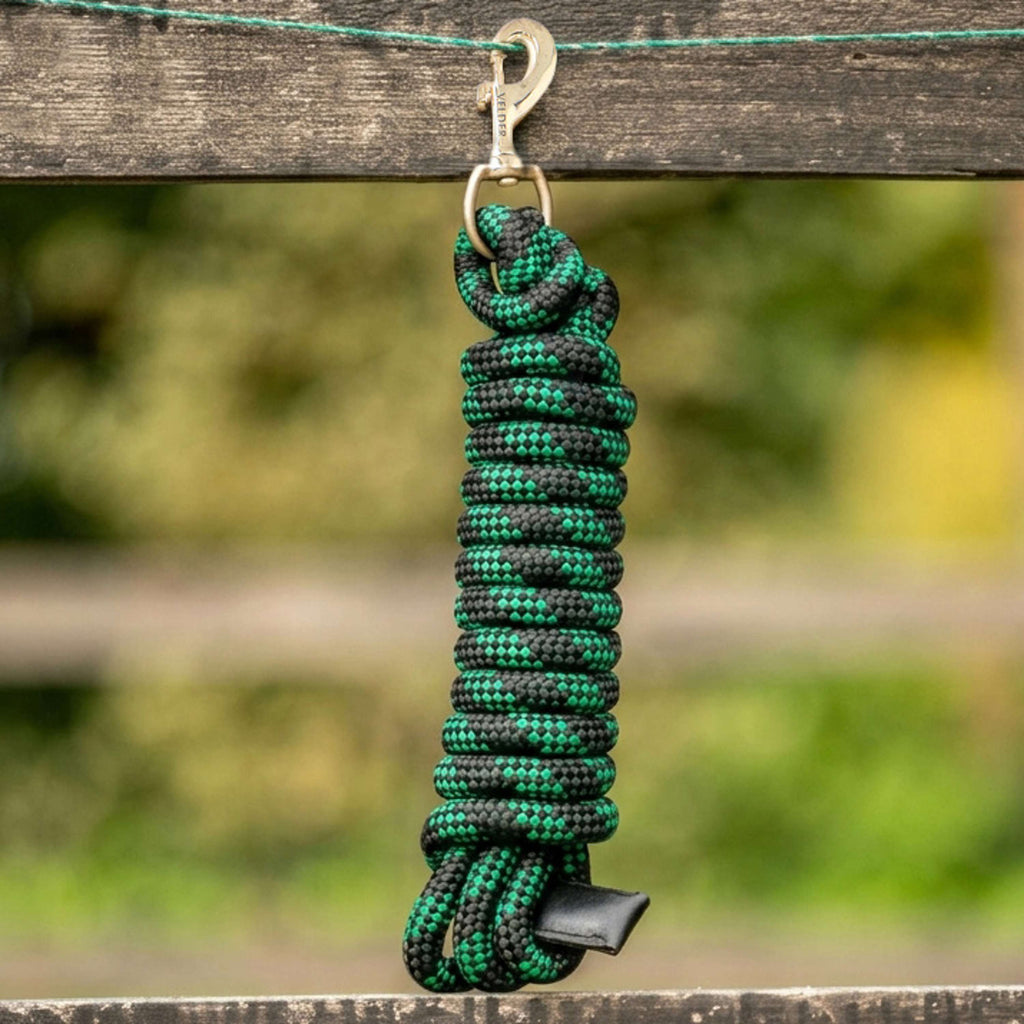 Velder Horsewear Cuerda de Cabestro Negro/Forest Green