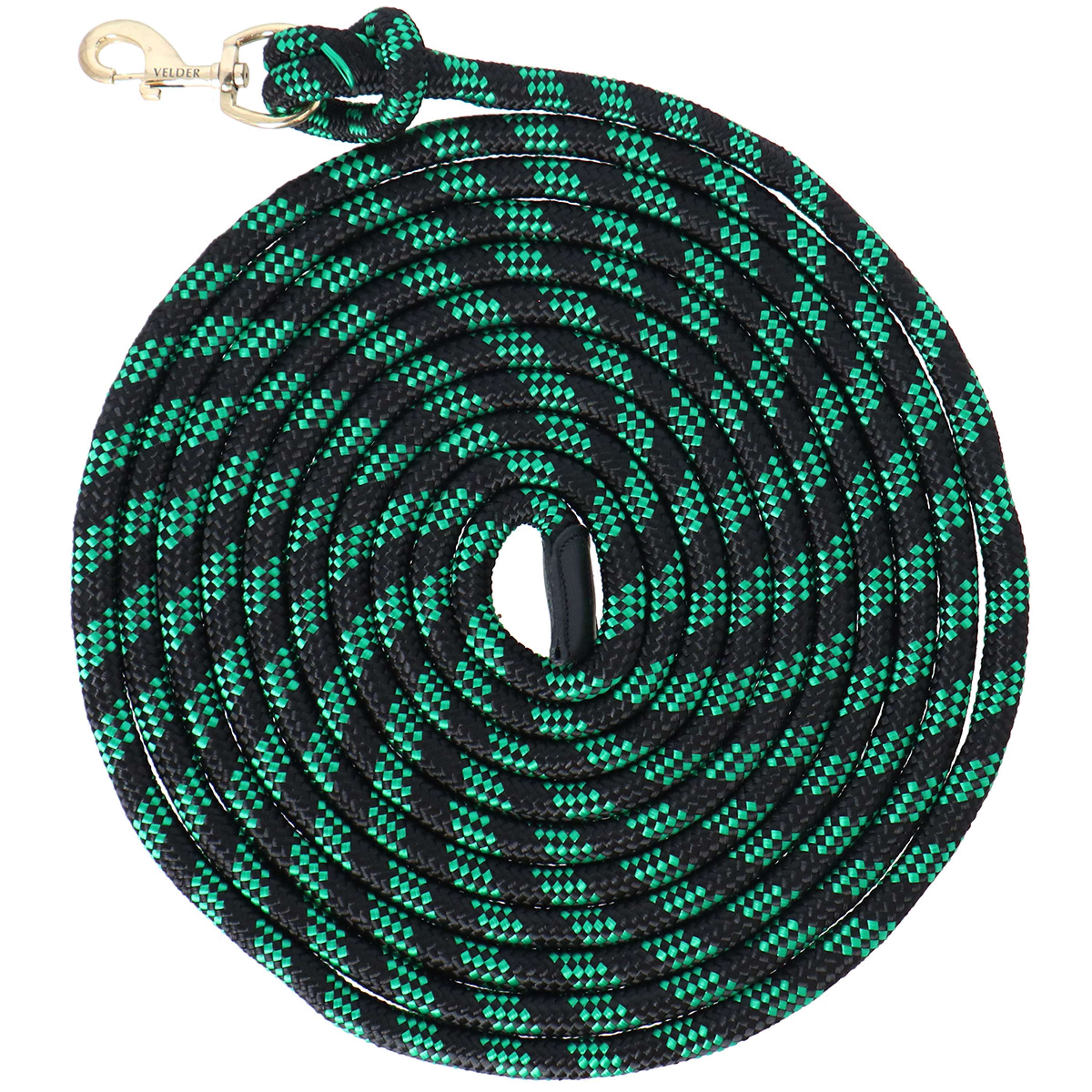Velder Horsewear Cuerda de Cabestro Negro/Forest Green