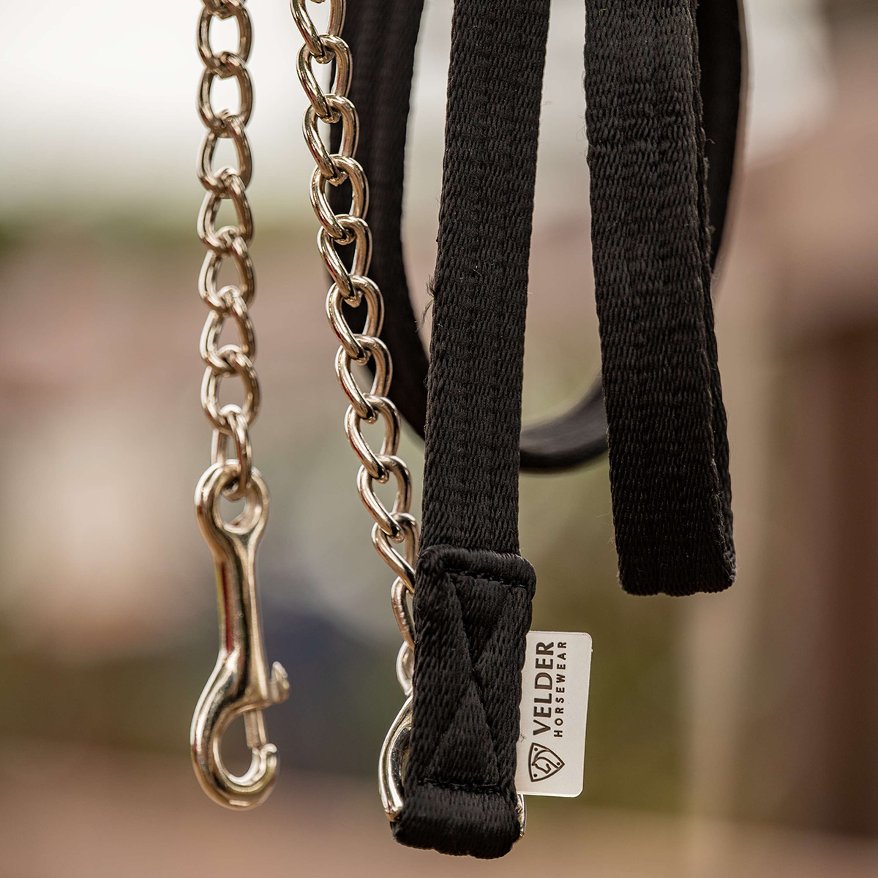 Velder Horsewear Cadena de Exhibición Negro