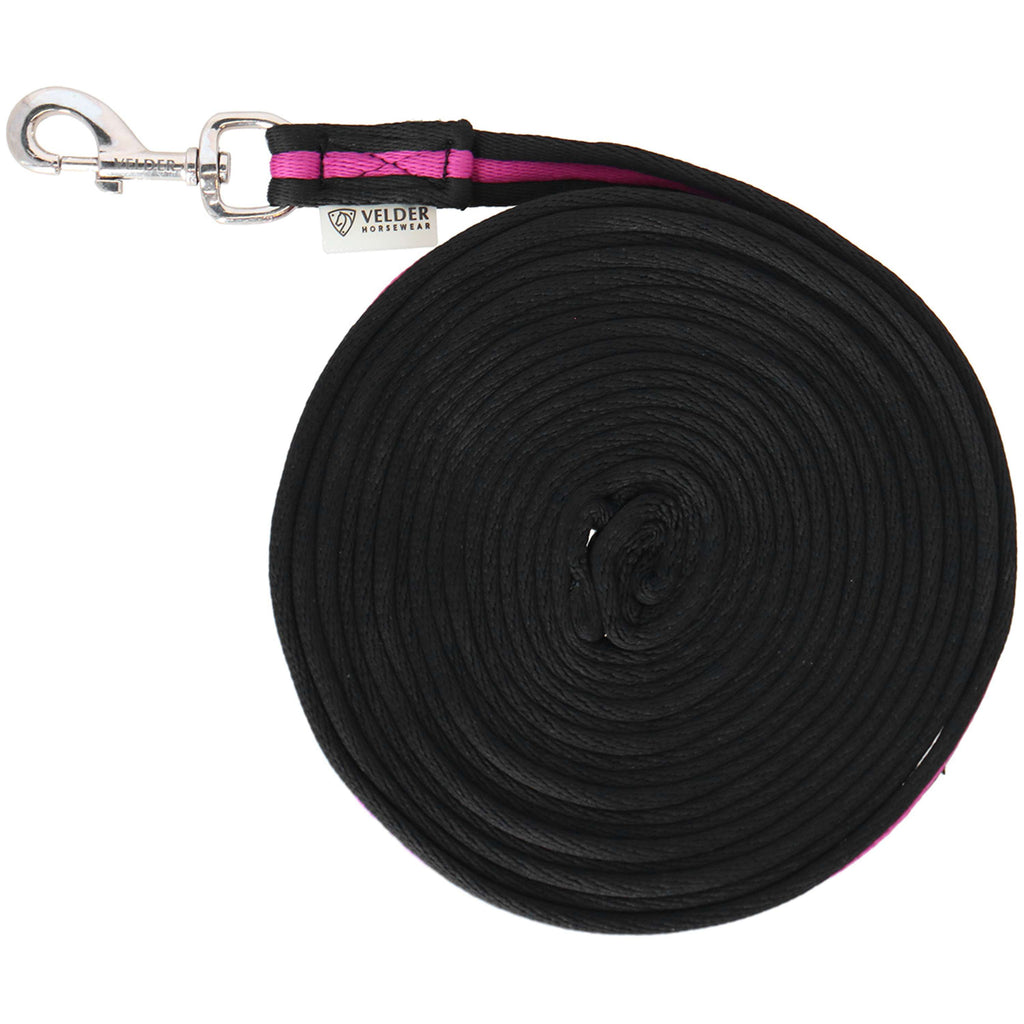 Velder Horsewear Cuerda de trabajo Stripe Negro/Rosa