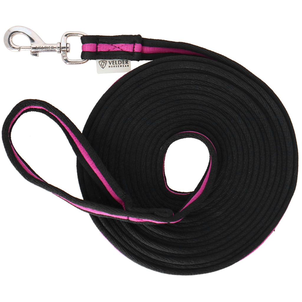 Velder Horsewear Cuerda de trabajo Stripe Negro/Rosa