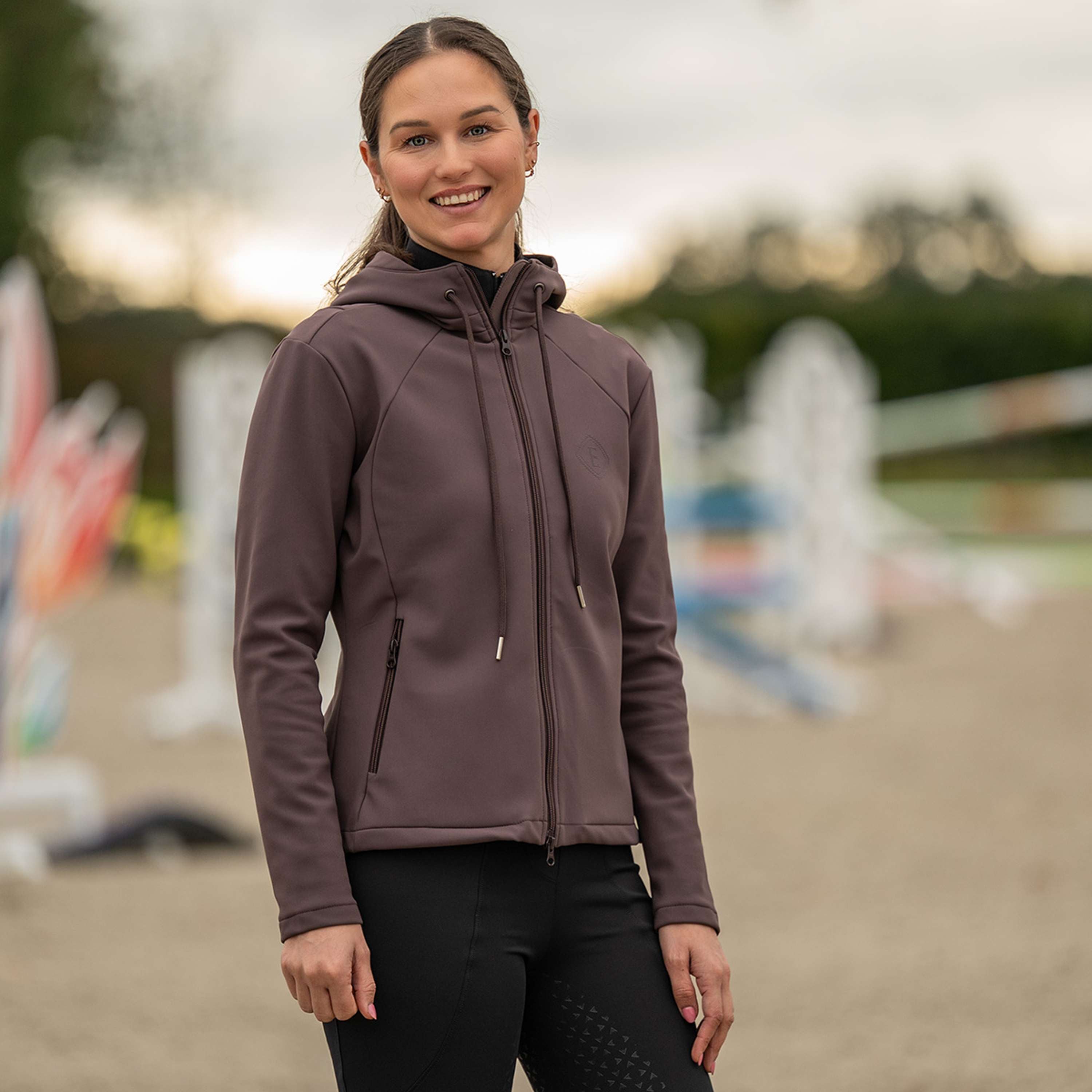 Elvera Equestrian Chaleco de Entrenamiento EEVirella Raisin