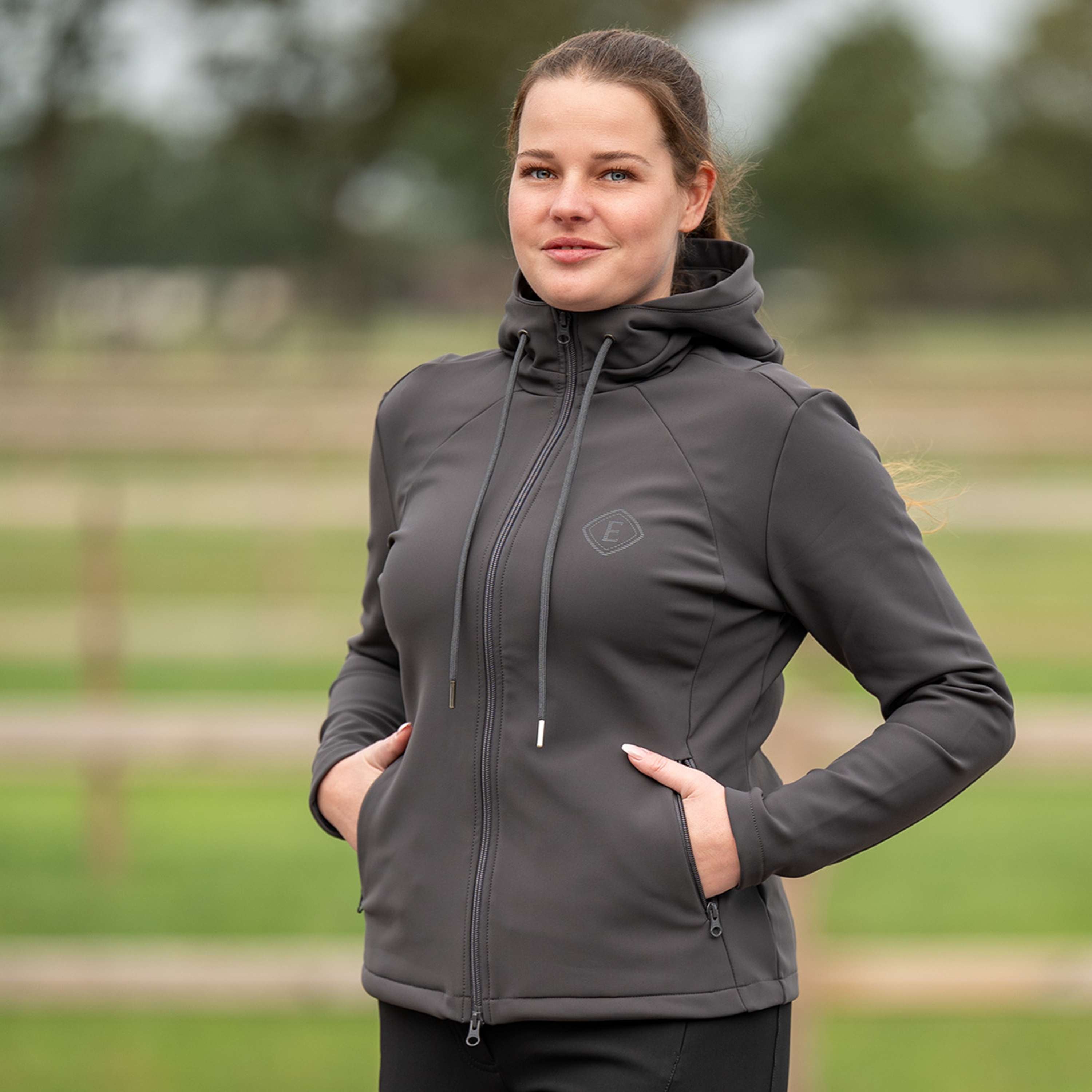 Elvera Equestrian Chaleco de Entrenamiento EEVirella Graphite