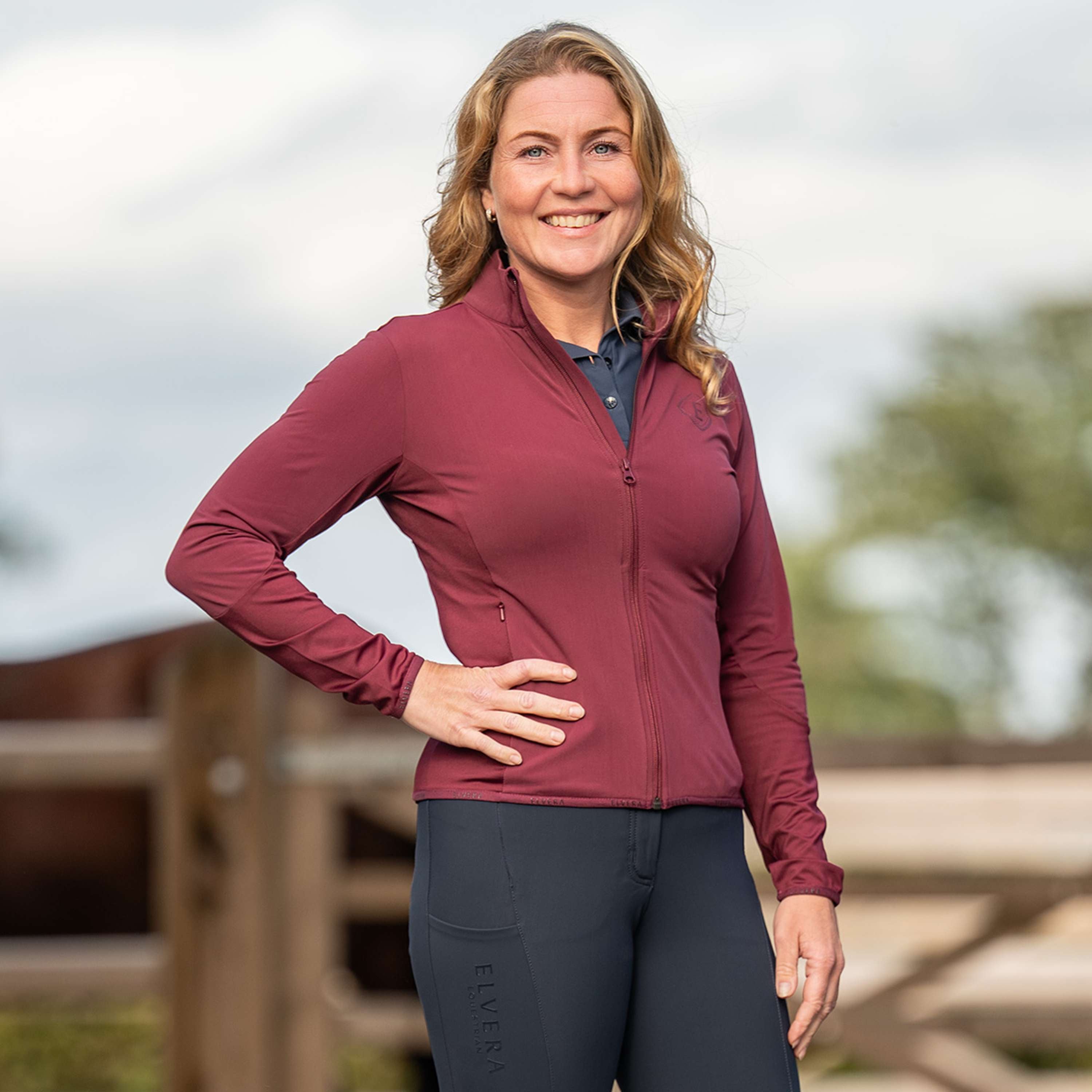 Elvera Equestrian Chaleco de Entrenamiento EEAveline Wineberry