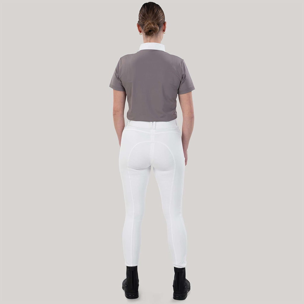Elvera Equestrian Pantalón de Equitación Performance Bling Blanco