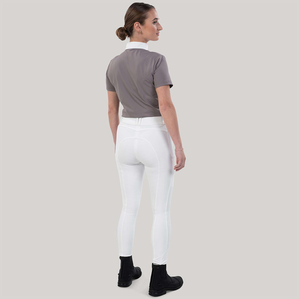 Elvera Equestrian Pantalón de Equitación Performance Bling Blanco
