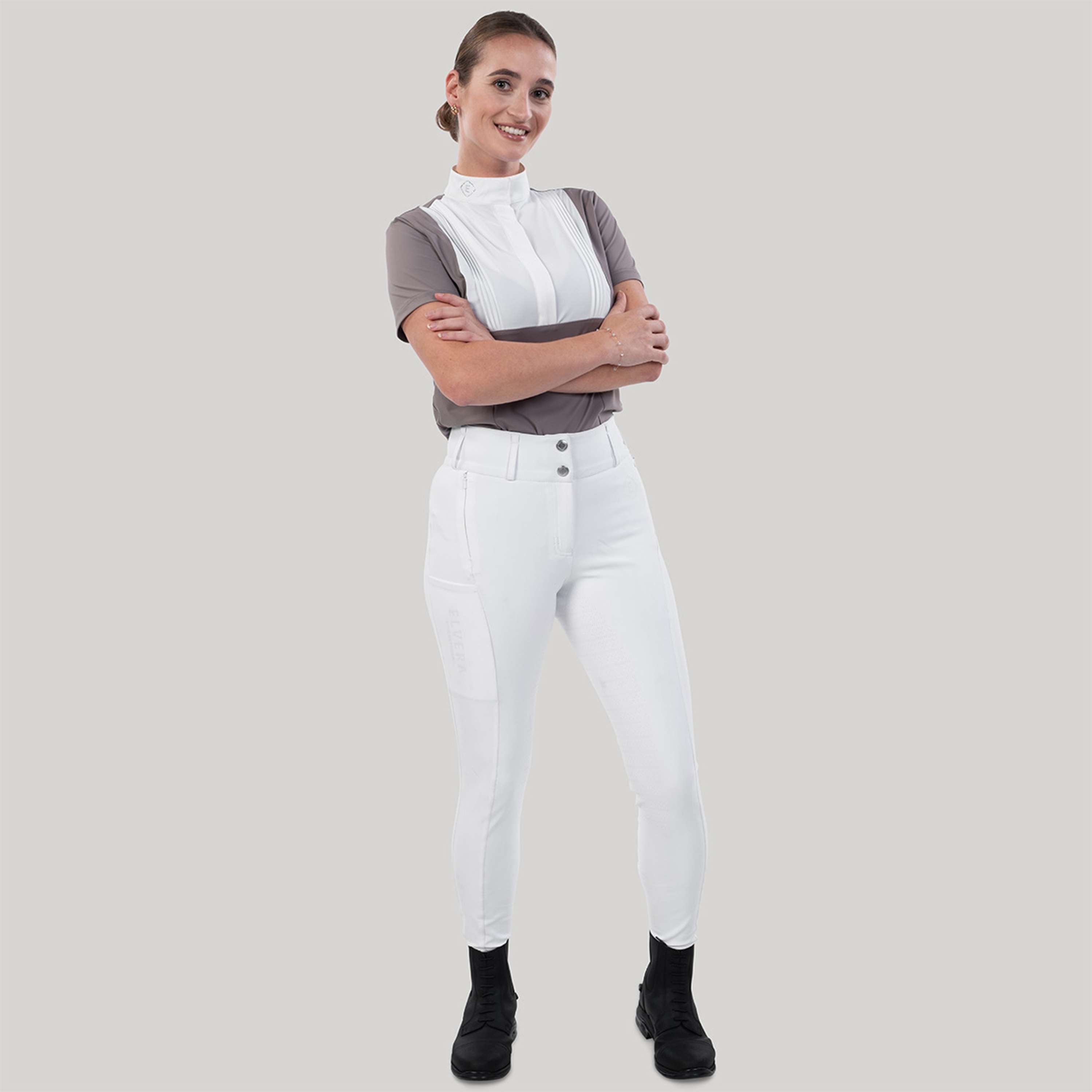 Elvera Equestrian Pantalón de Equitación Sensitive Pro Blanco