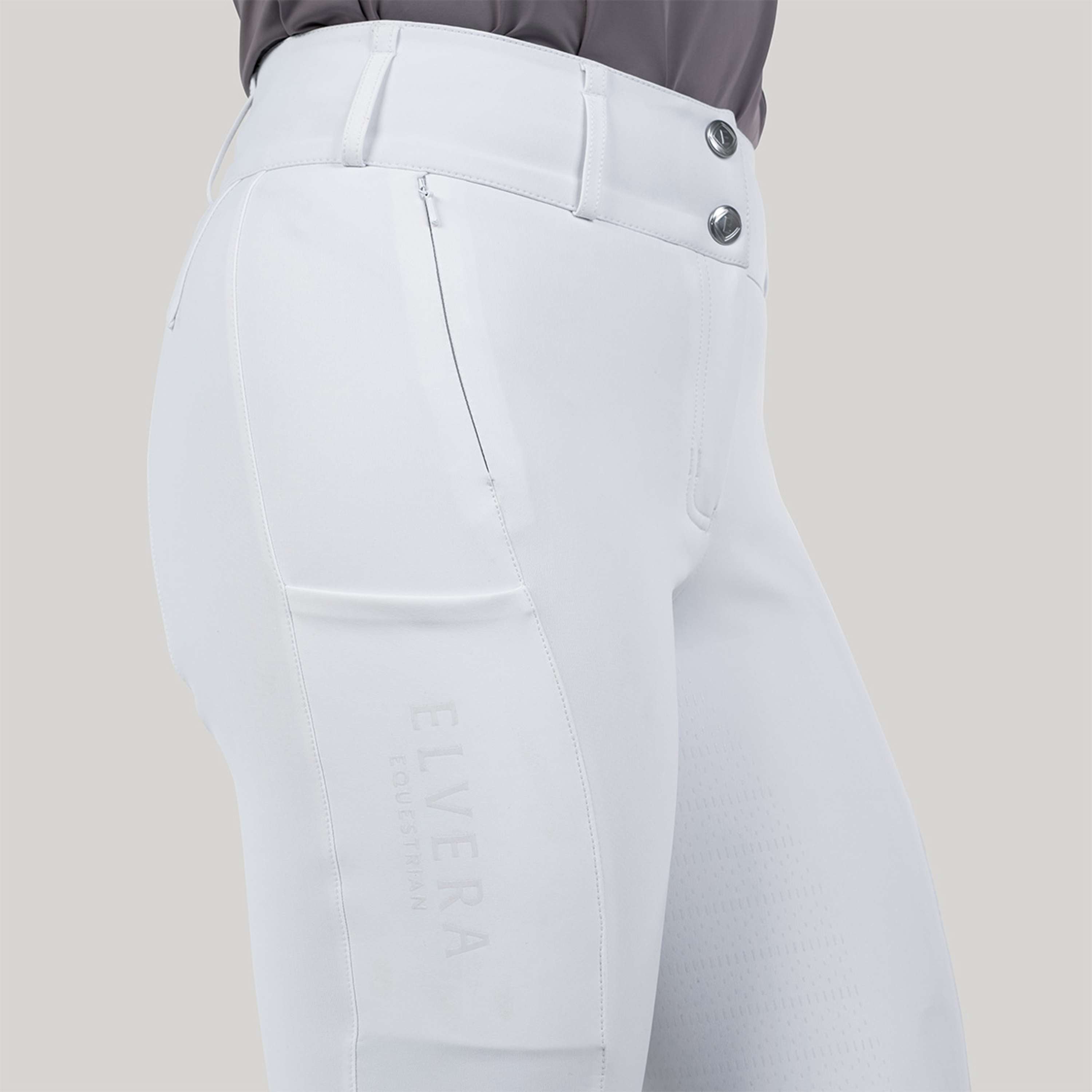 Elvera Equestrian Pantalón de Equitación Sensitive Pro Blanco