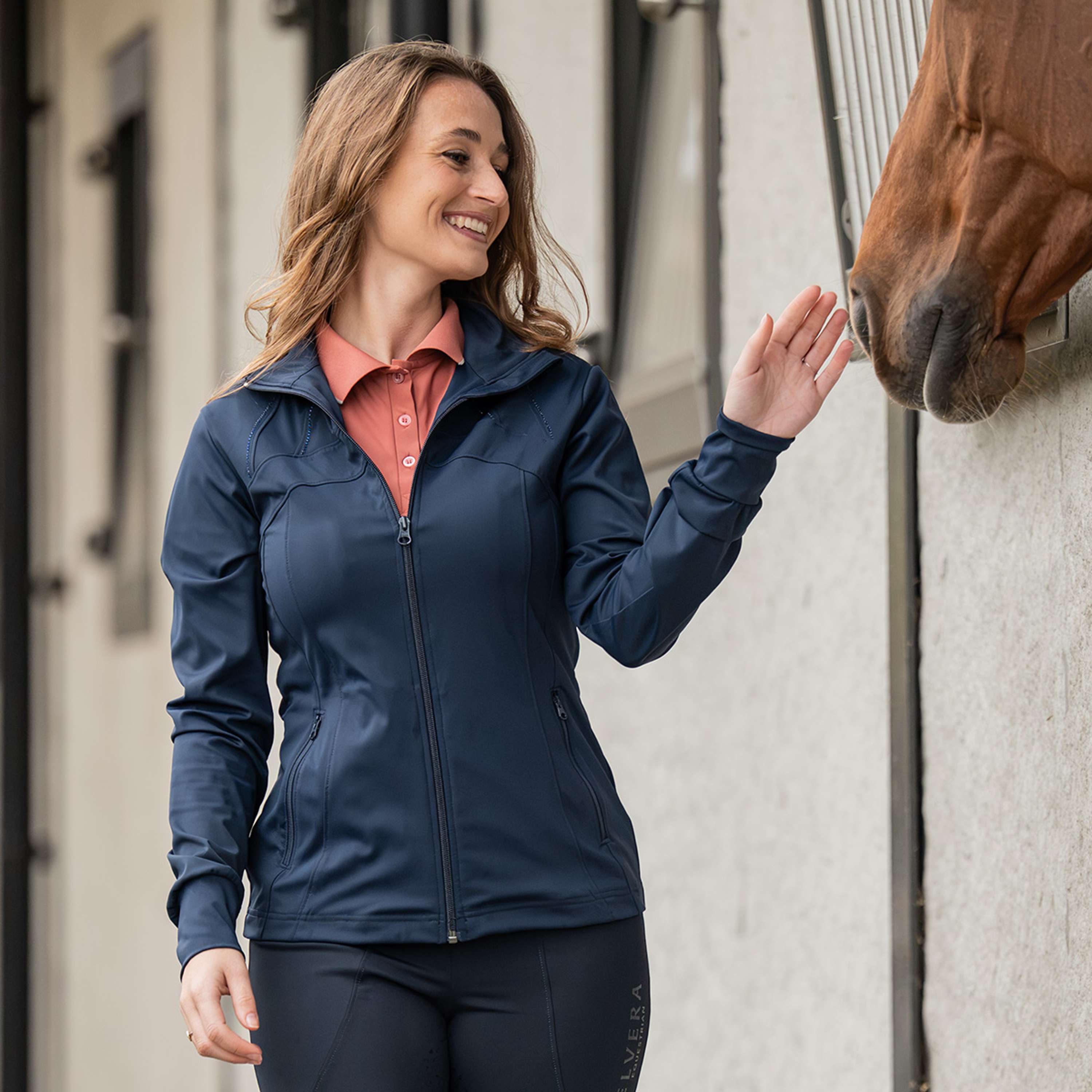 Elvera Equestrian Chaleco de Entrenamiento EEDemi Navy