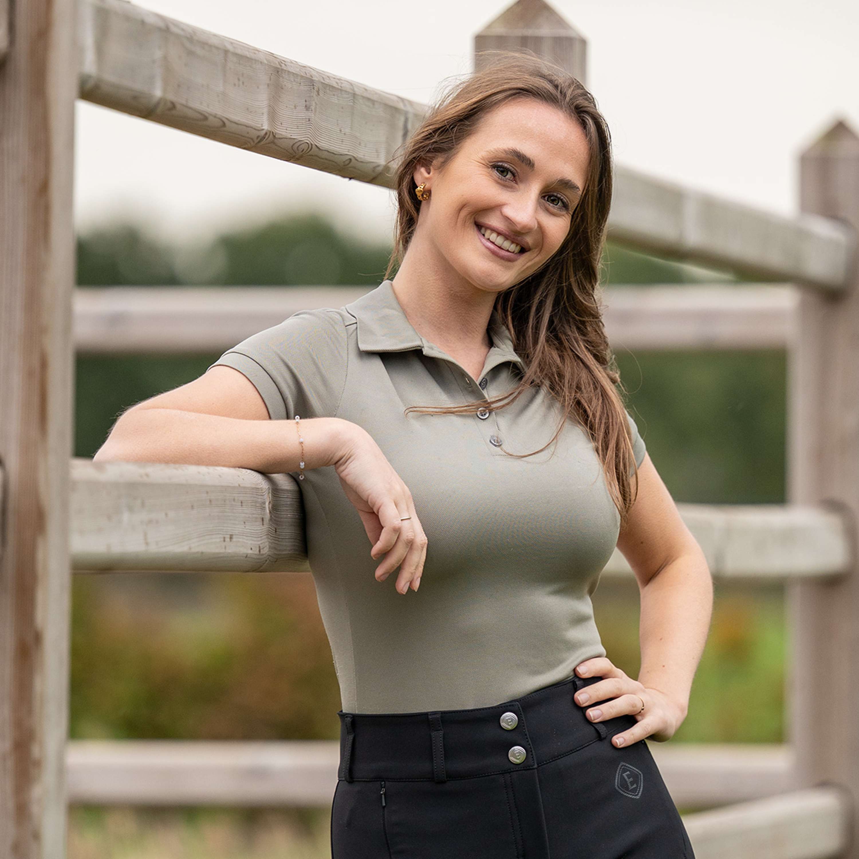 Elvera Equestrian Poloshirt EEDynamite Khaki