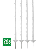Agradi Power Poste de pradera Classic 105cm 20 Piezas Blanco