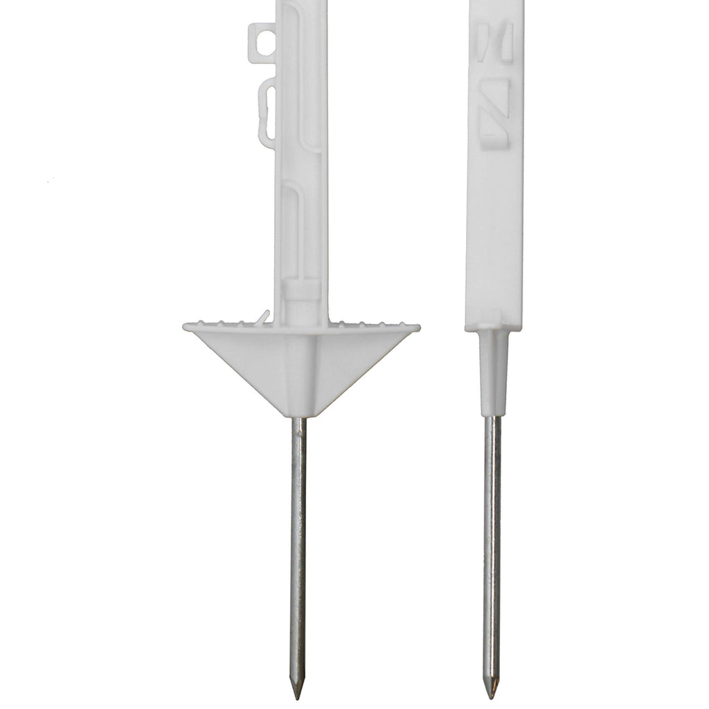 Agradi Power Poste de pradera Classic 105cm 20 Piezas Blanco