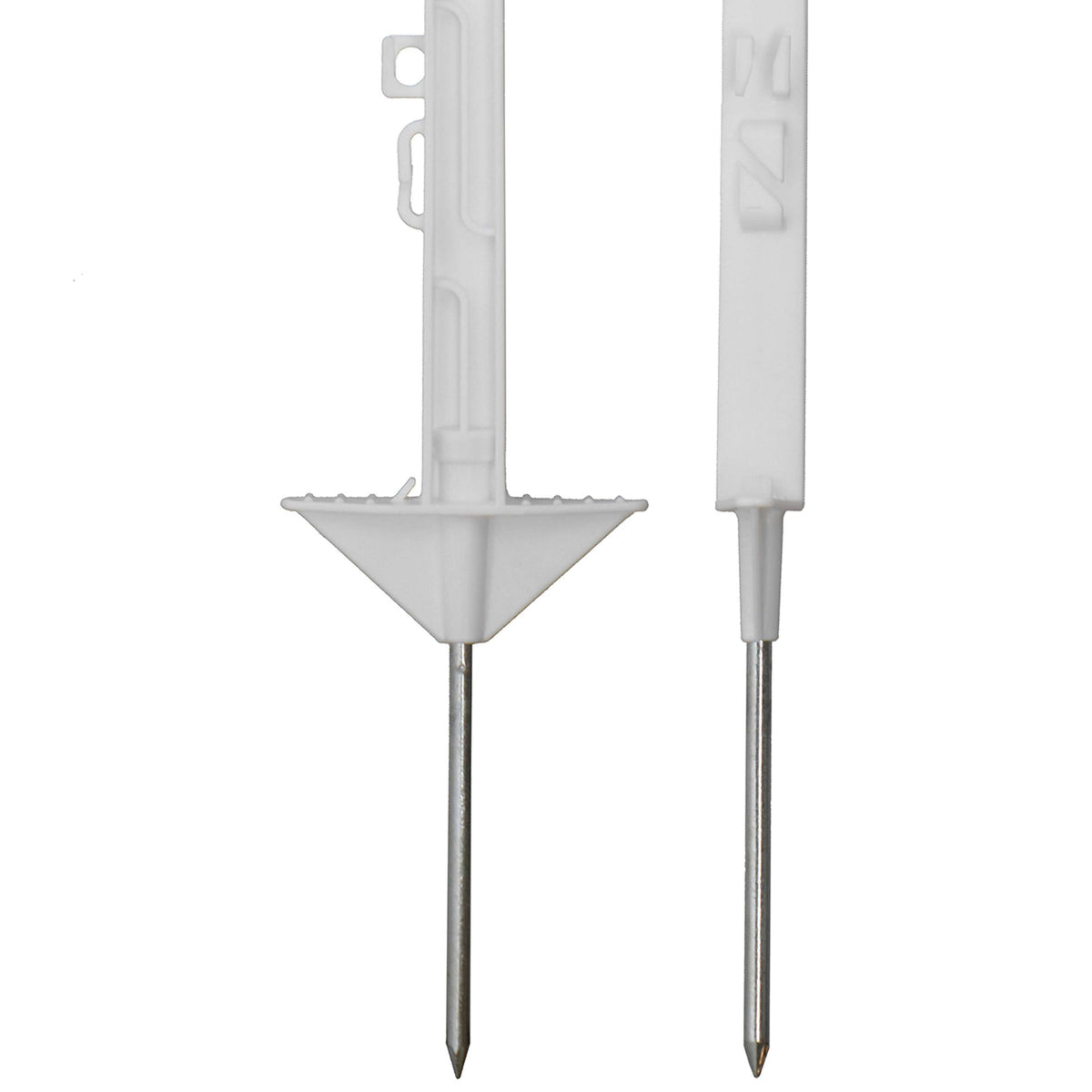 Agradi Power Poste de pradera Classic 105cm 20 Piezas Blanco