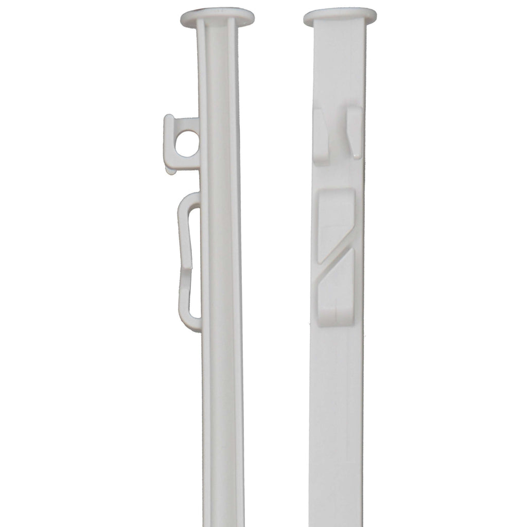 Agradi Power Poste de pradera Classic 150cm 20 Piezas Blanco
