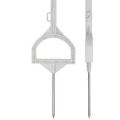 Agradi Power Poste de pradera Entrada 115cm 20 Piezas Blanco