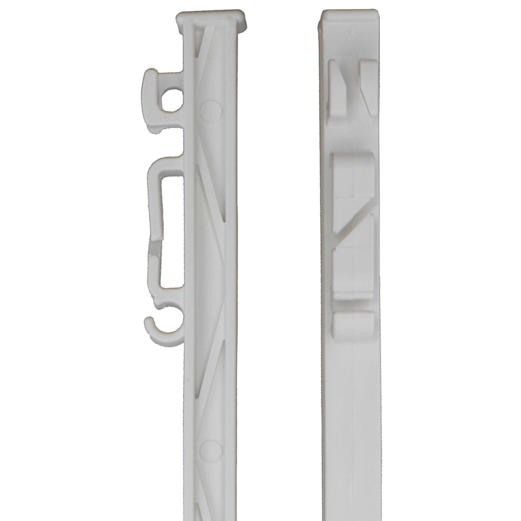 Agradi Power Poste de pradera Entrada 115cm 20 Piezas Blanco