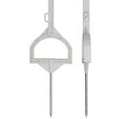 Agradi Power Poste de pradera Entrada 155cm 20 Piezas Blanco