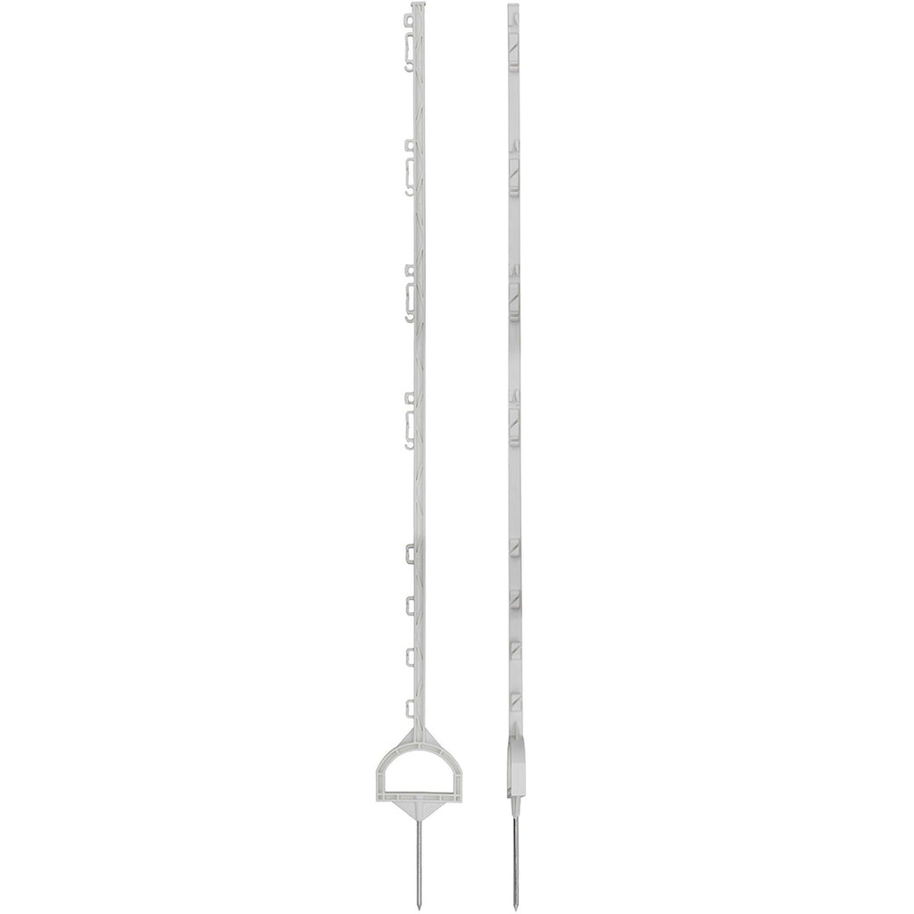 Agradi Power Poste de pradera Entrada 155cm 20 Piezas Blanco