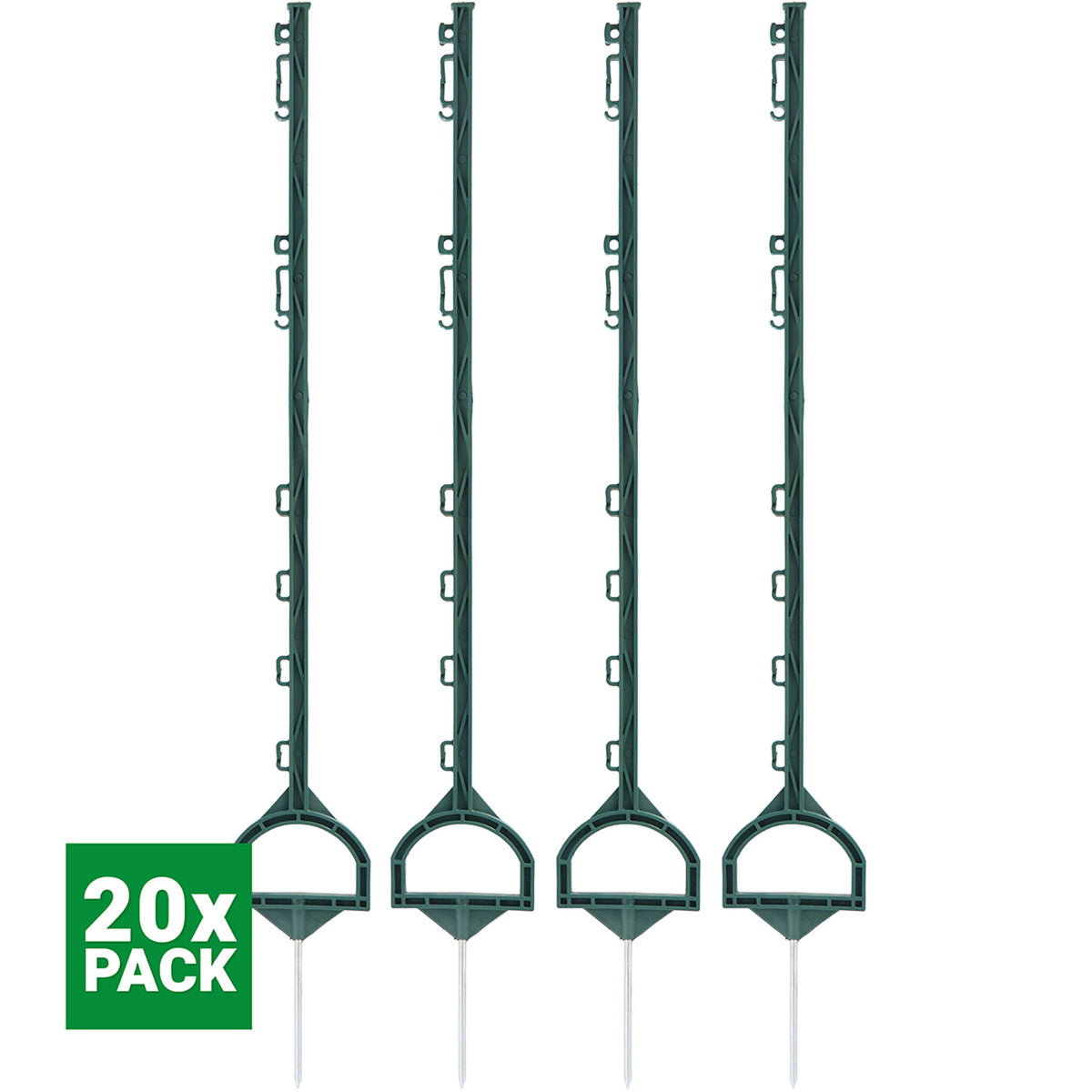 Agradi Power Poste de pradera Entrada 115cm 20 Piezas Verde