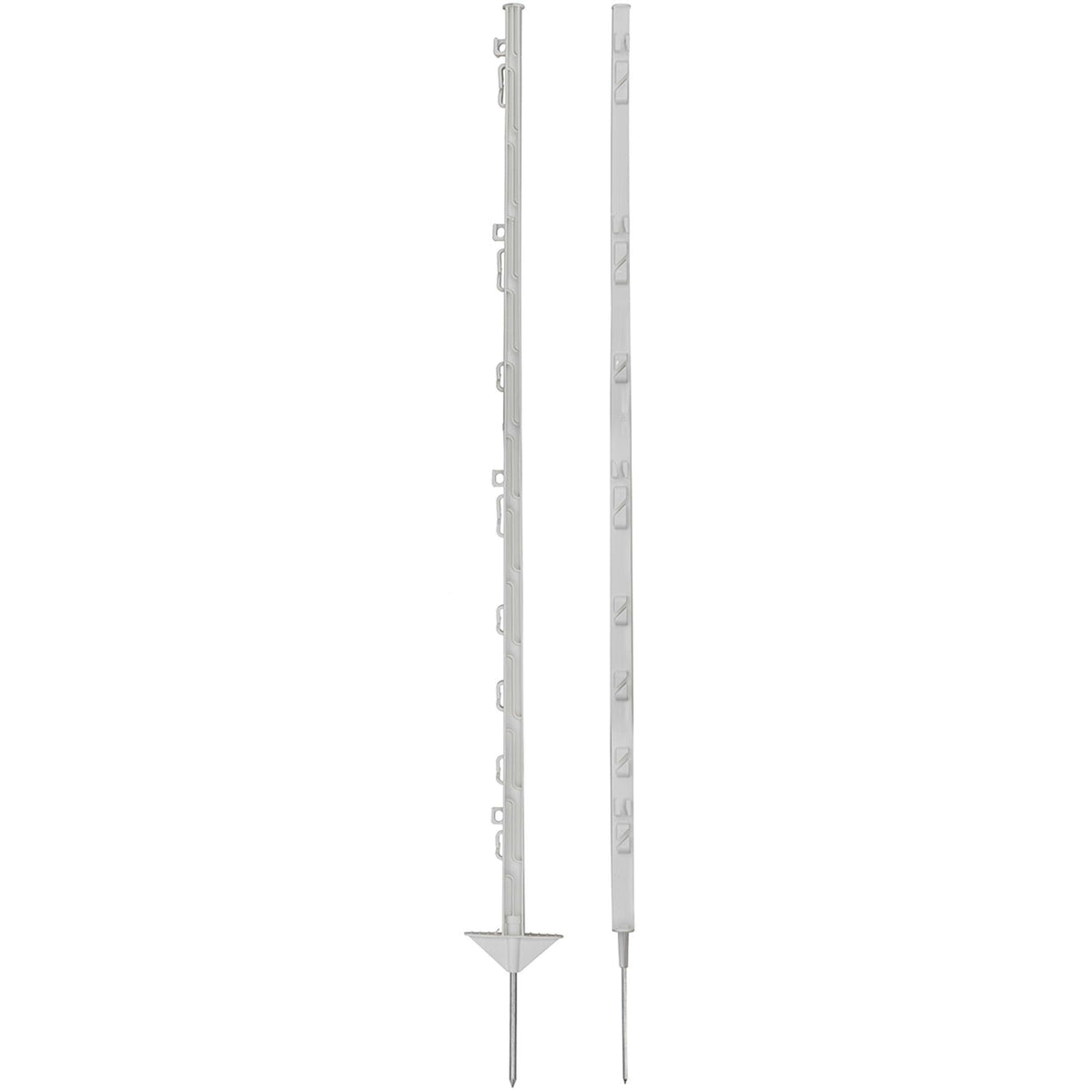 Agradi Power Poste de pradera Classic 125cm 20 Piezas Blanco