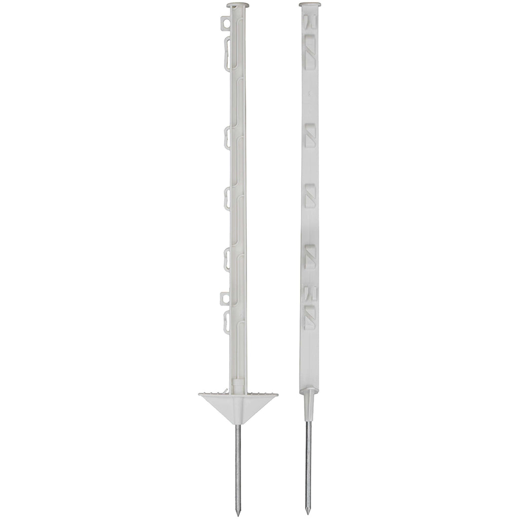 Agradi Power Poste de pradera Classic 75cm 20 Piezas Blanco