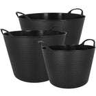 Agradi Horse Cubeta Flexible Negro