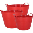 Agradi Horse Cubeta Flexible Rojo