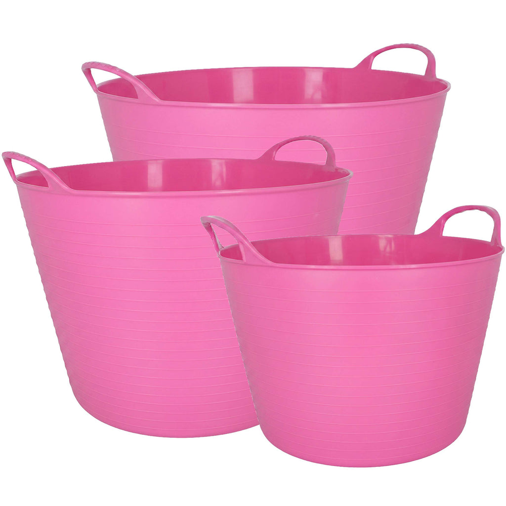 Agradi Horse Cubeta Flexible Rosa