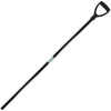 Agradi Horse Mango de metal D-Grip Negro