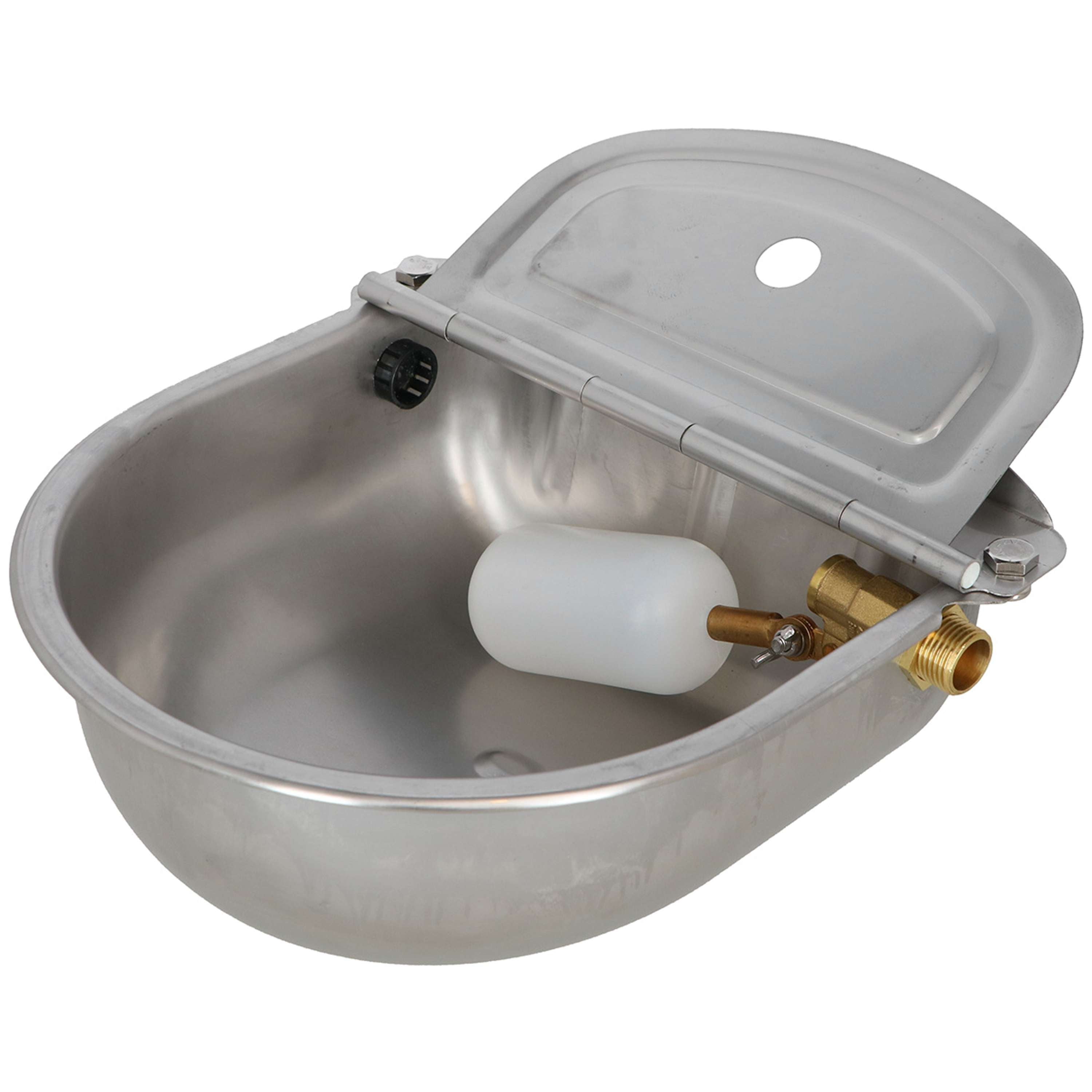 Agradi Horse Bebedero con flotador Stainless Steel