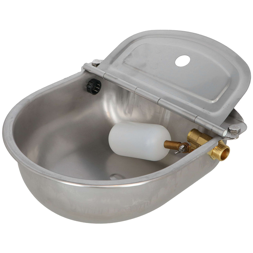 Agradi Horse Bebedero con flotador Stainless Steel