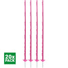 Agradi Power Poste de pradera Classic 150cm 20 Piezas Rosa