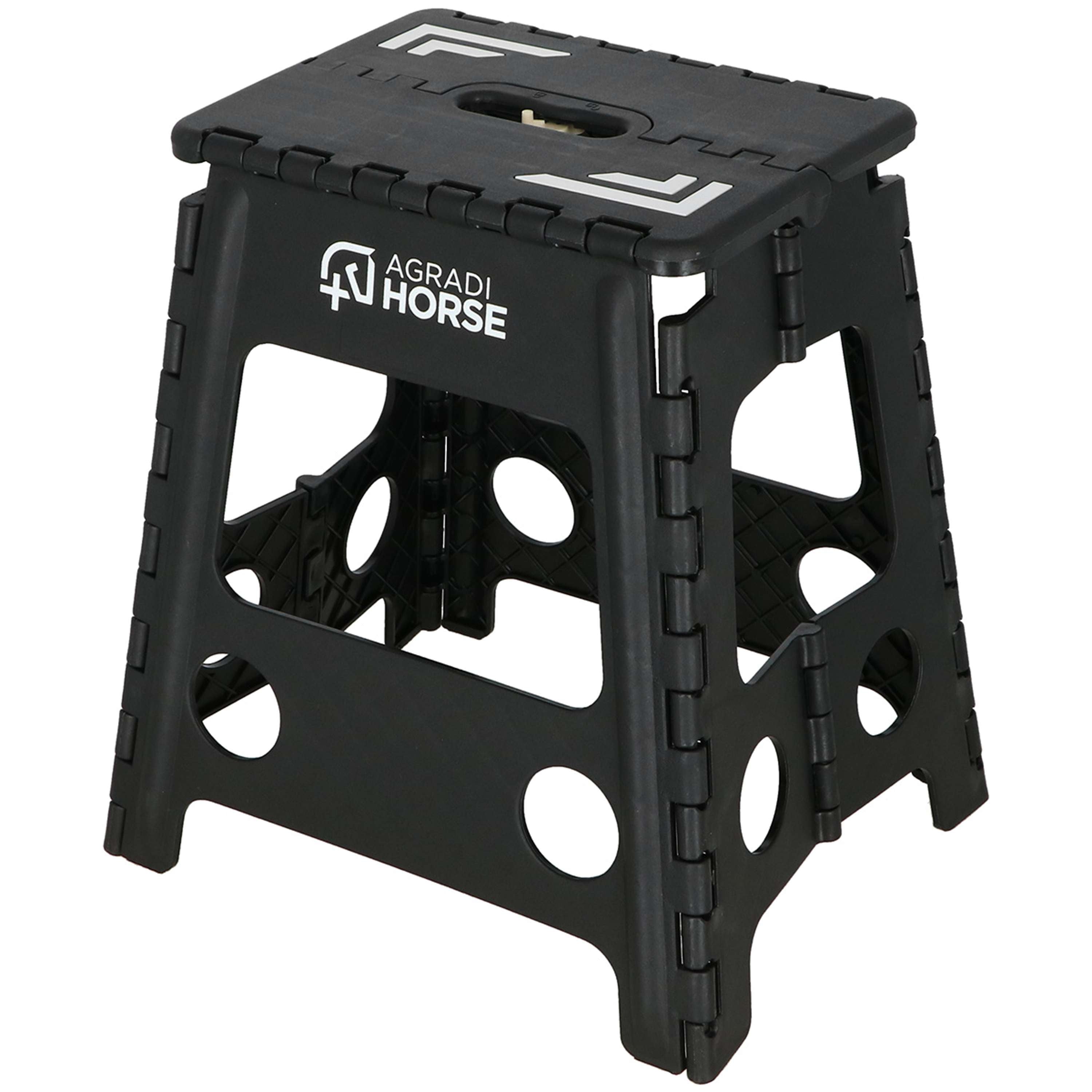 Agradi Horse Escalón Plegable Negro