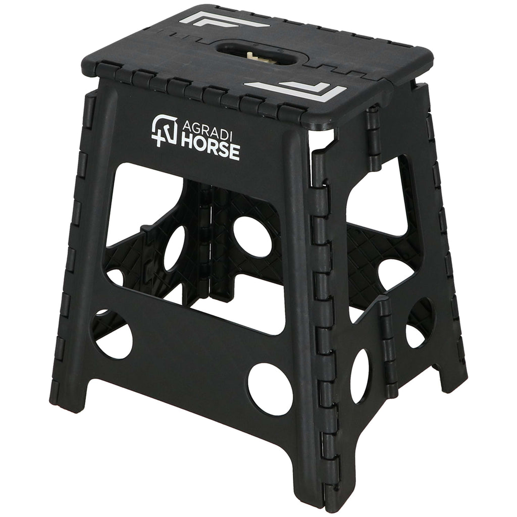 Agradi Horse Escalón Plegable Negro