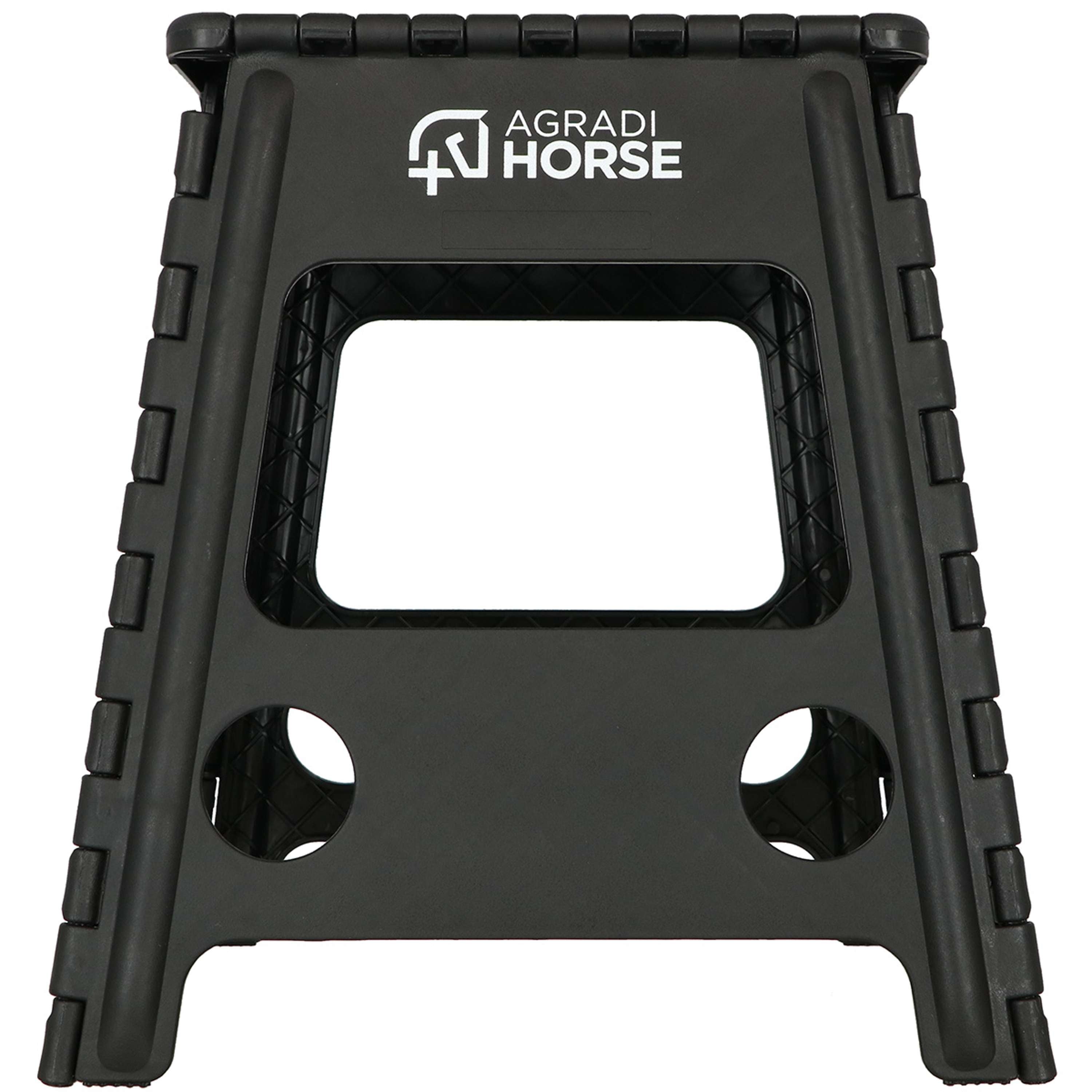 Agradi Horse Escalón Plegable Negro
