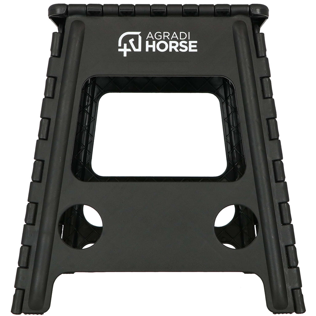 Agradi Horse Escalón Plegable Negro