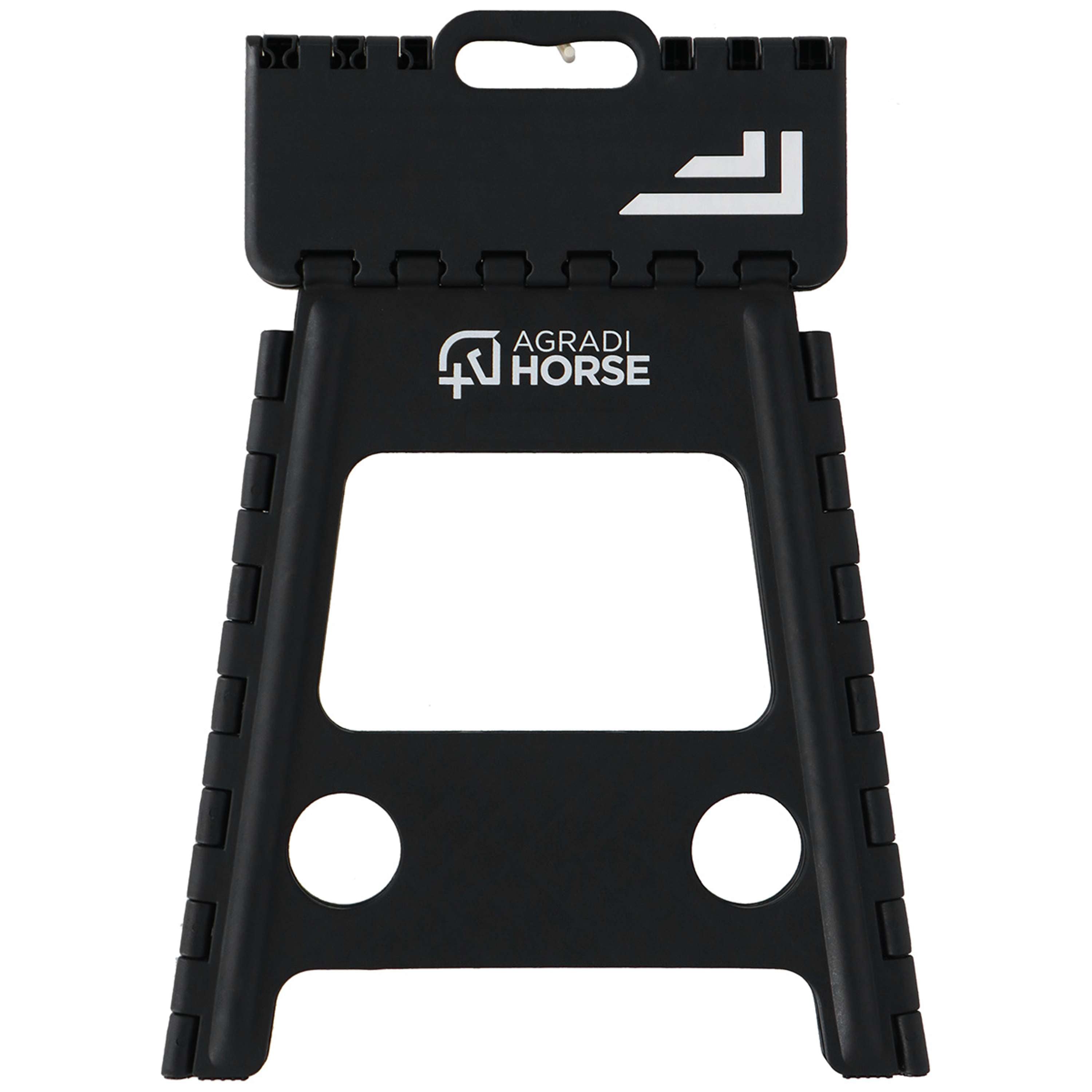 Agradi Horse Escalón Plegable Negro