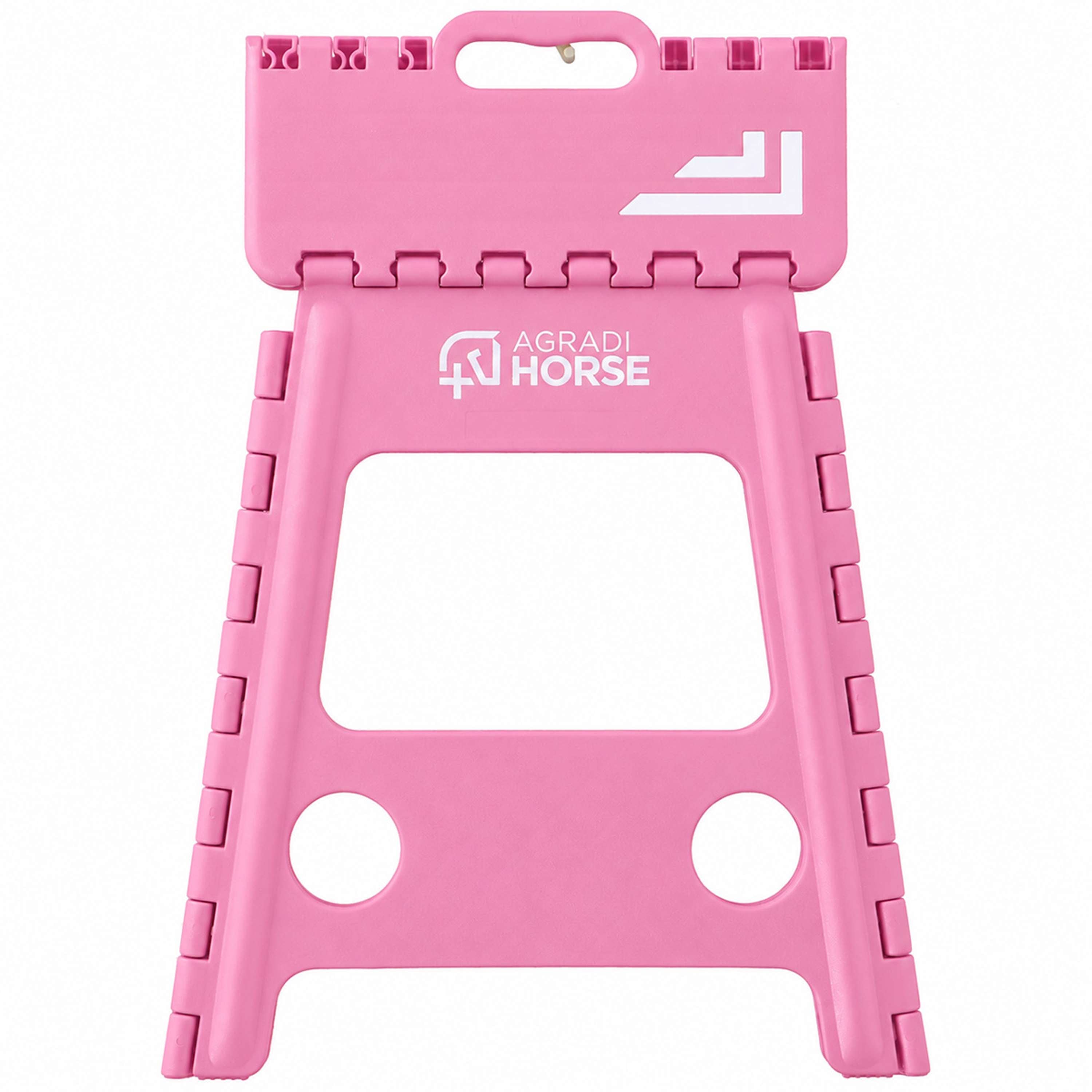 Agradi Horse Escalón Plegable Rosa