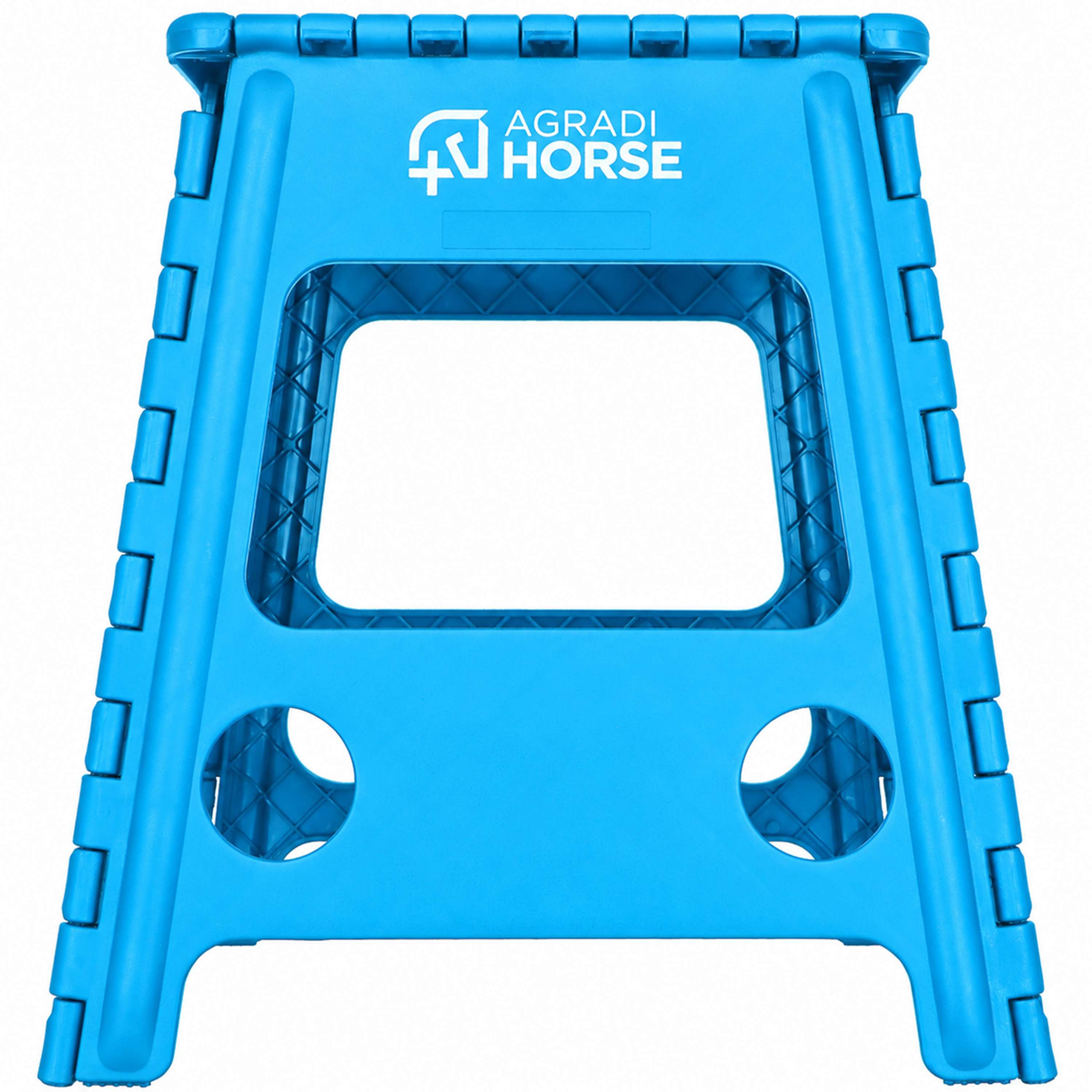 Agradi Horse Escalón Plegable Azul